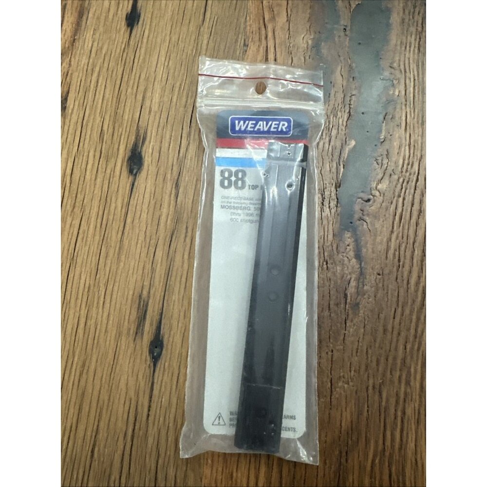 Weaver Top Mount Base 88  Black Gloss 48088 No Screws